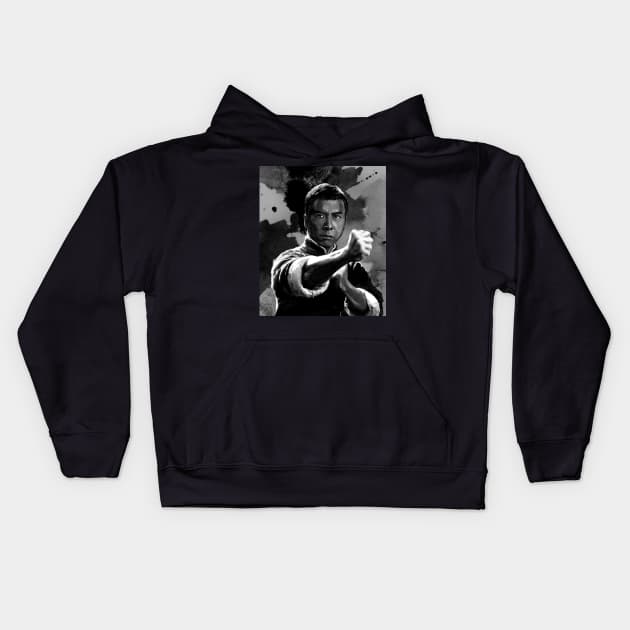 ip man Kids Hoodie by satria bergitar